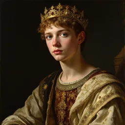 Un sovrano inventato dell'epoca medievale